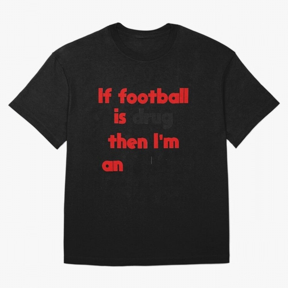 Football addict Classic T-Shirt Show Your Tournament Heart for Match Day Hype around FIFA World Cup 2026, CR7 and Messi, Brazil, Portugal and Argentina, Retro Football Energy, Iconic Rivalries, Trophy Chase Drama and Stadium Atmosphere; Ideal for