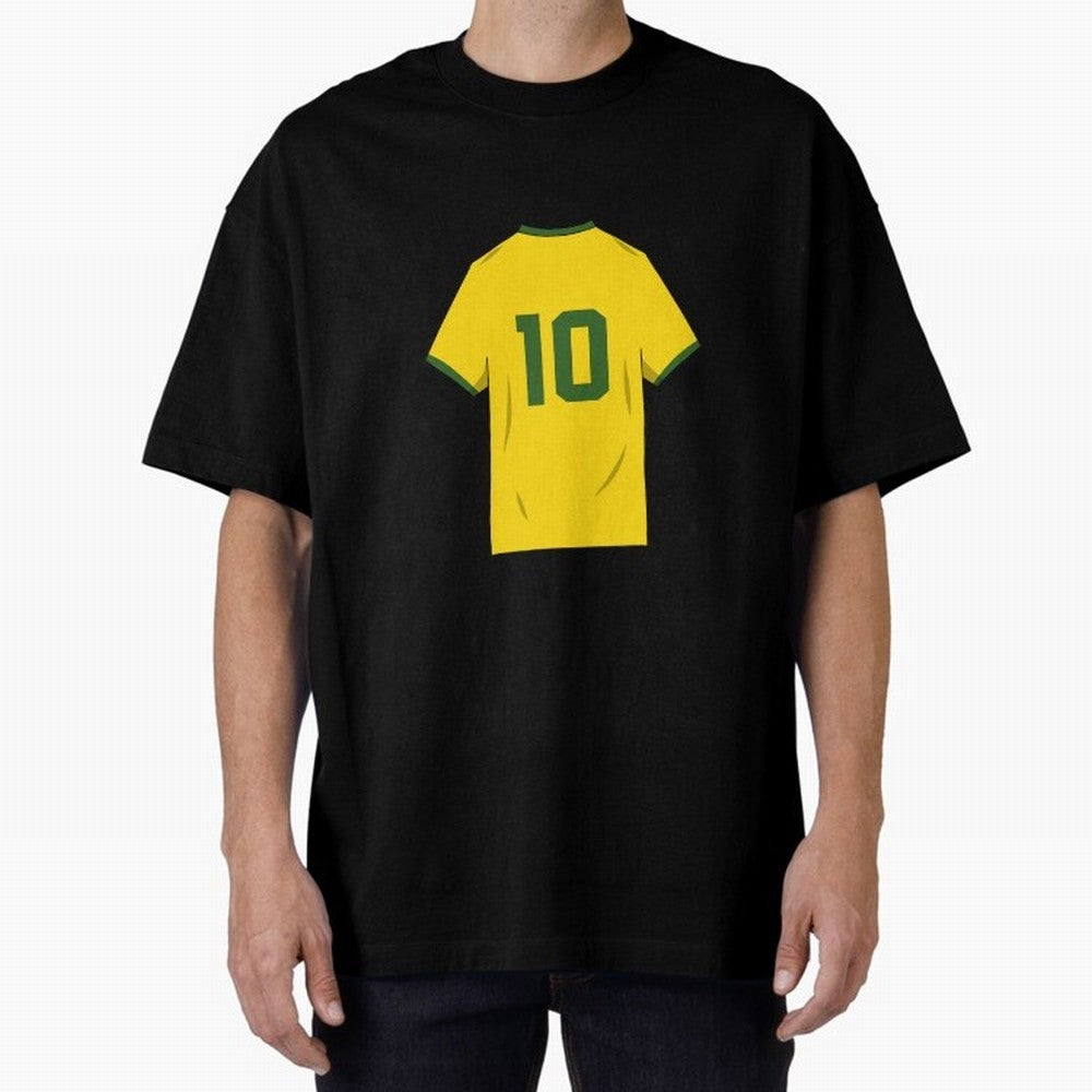 Pele Classic World Cup Jersey Oversized T-Shirt Celebrate the Next Chapter of the FIFA World Cup 2026 Journey through Messi Highlights, Argentina Pride, Worldwide Fan Energy, Dramatic Goals, Stadium Lights and Championship Celebrations; Perfect for