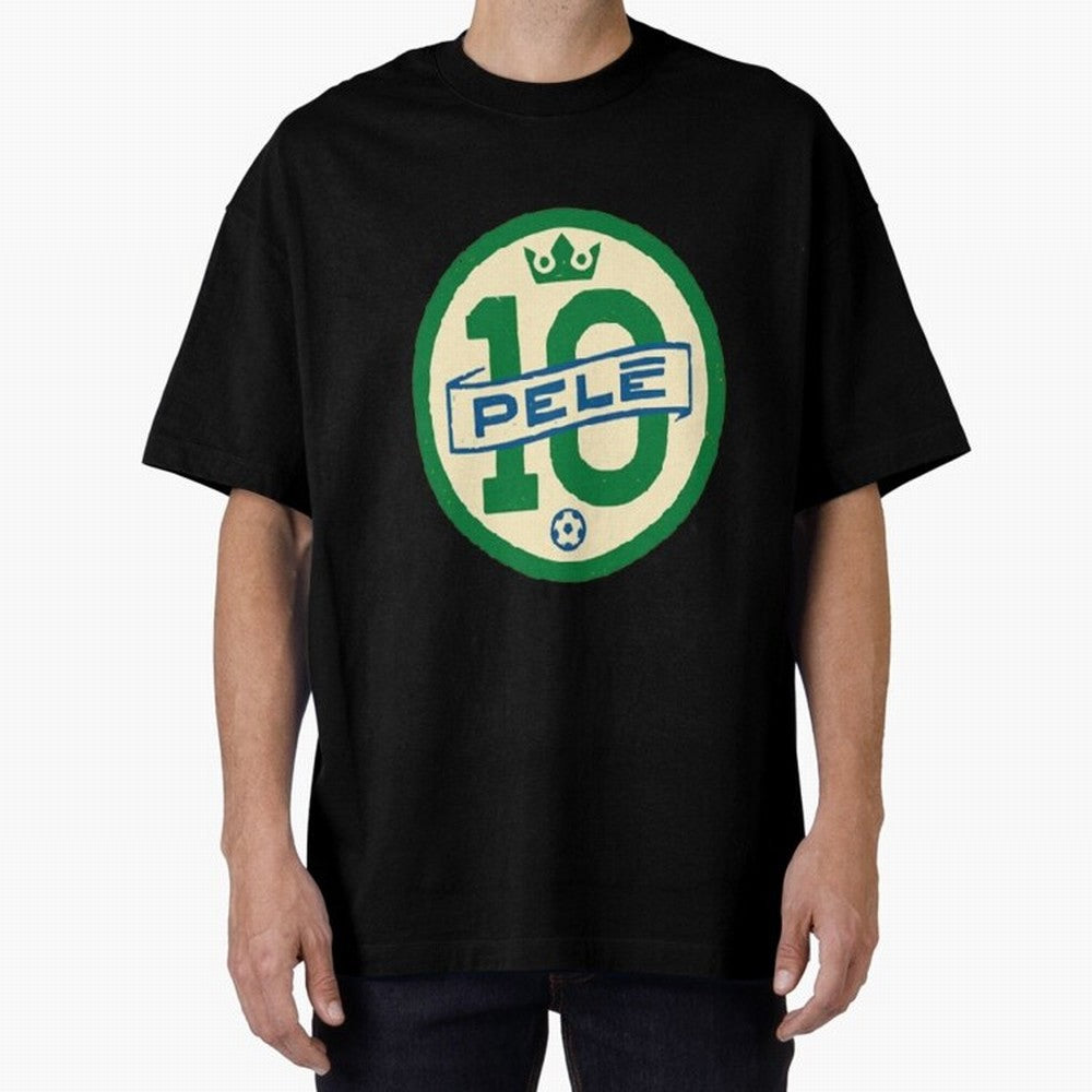 Signed Pele Shirt Oversized T-Shirt Celebrate Soccer Greatness during FIFA World Cup 2026 USA Canada Mexico Spirit, Filled with Argentina, France and Brazil, Haaland, Match Day Excitement, Supporter Culture, Golden Goals and Global Football