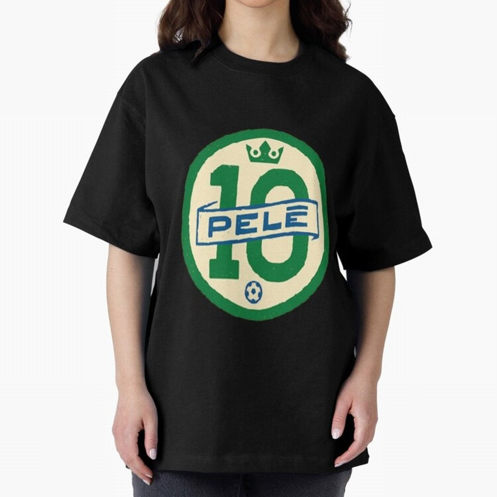 Signed Pele Shirt Oversized T-Shirt Celebrate Soccer Greatness during FIFA World Cup 2026 USA Canada Mexico Spirit, Filled with Argentina, France and Brazil, Haaland, Match Day Excitement, Supporter Culture, Golden Goals and Global Football