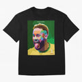Neymar Brazil World Cup 2022 Pop Art Classic T-Shirt Support Iconic Players in the FIFA World Cup 2026 USA Canada Mexico Journey through Cristiano Ronaldo, Haaland and CR7 Highlights, Portugal Pride, Global Supporter Spirit, Legendary Goals,
