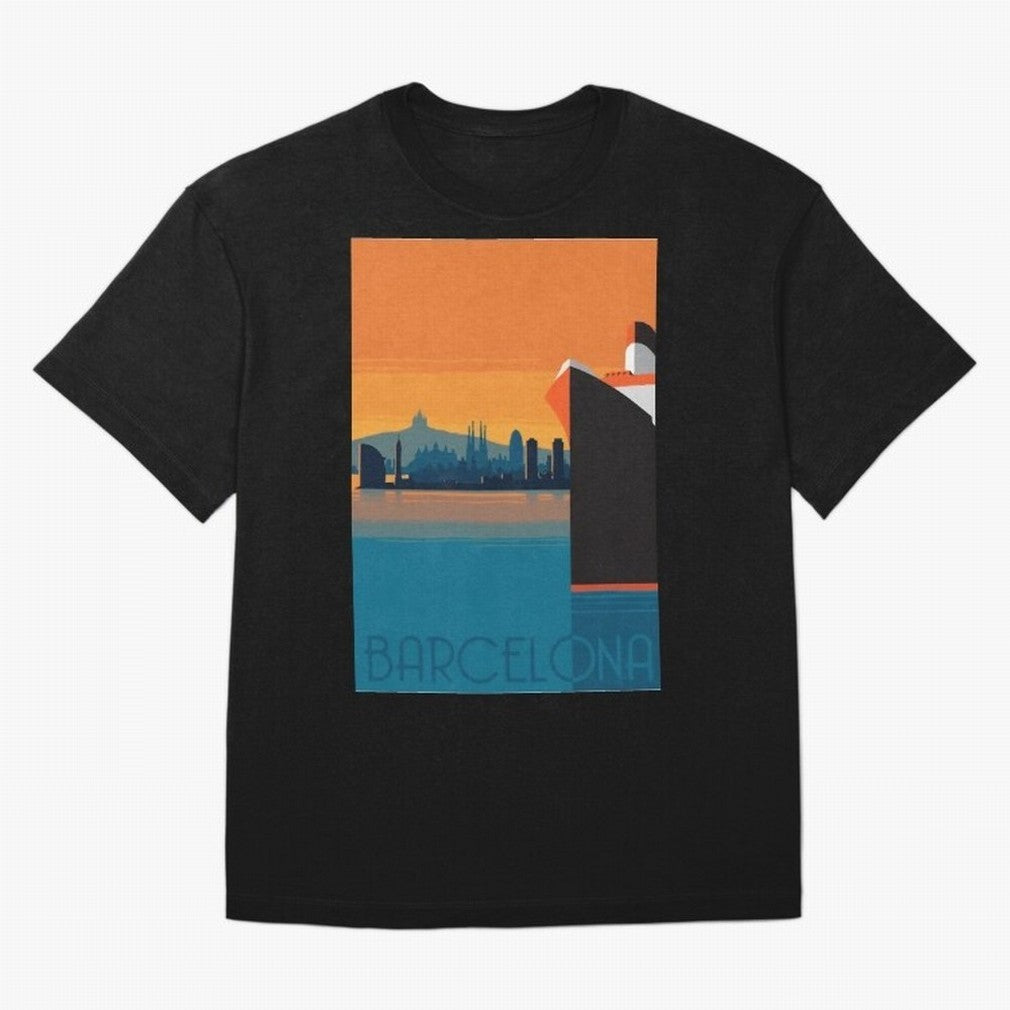 Barcelona Spain Travel Classic T-Shirt Represent the Passion of the FIFA World Cup 2026 USA Canada Mexico Journey through Messi, Neymar and Mbappe Highlights, Argentina, France and Brazil Pride, Soccer Culture, Superstar Moments, National Team
