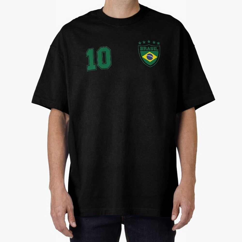 Classic Brasil Soccer No. 10 Brazil World Jersey Cup T Shirt Classic T-Shirt Celebrate the Magic of FIFA World Cup 2026 Spirit, with England, France and Netherlands, Cristiano Ronaldo, Haaland and CR7, Stadium Memories, Football Loyalty,