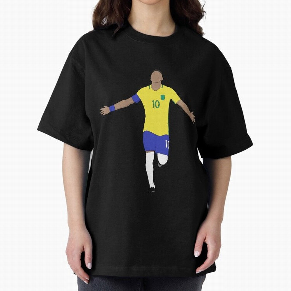 Godlike Oversized T-Shirt Celebrate the Stars of FIFA World Cup 2026 USA Canada Mexico for Fans of CR7 and Messi and Germany, Bringing Worldwide Fan Energy, Dramatic Goals, Stadium Lights and Championship Celebrations; Great for Supporters Who Love