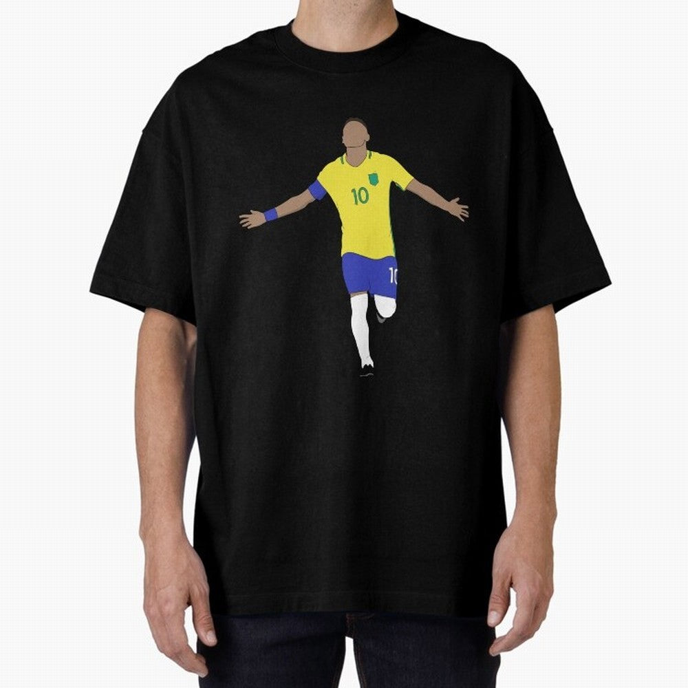 Godlike Oversized T-Shirt Celebrate the Stars of FIFA World Cup 2026 USA Canada Mexico for Fans of CR7 and Messi and Germany, Bringing Worldwide Fan Energy, Dramatic Goals, Stadium Lights and Championship Celebrations; Great for Supporters Who Love