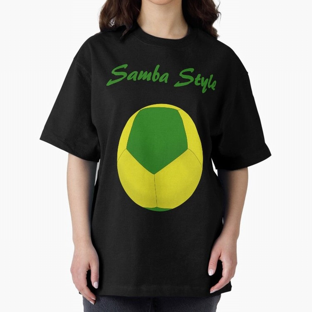 Samba Style Football Soccer Essential T-Shirt Stand Proud for Global Football Passion for FIFA World Cup 2026 Group Stage, Highlighting Messi, CR7 and Mbappe, Brazil, Classic Soccer Heritage, Championship Pressure, Fan Loyalty and International