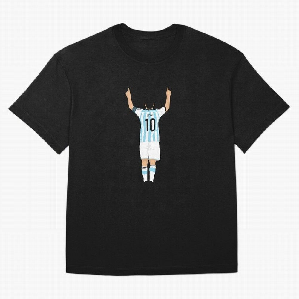 LEO MESSI ILLUSTRATION Classic T-Shirt Feel the Trophy Chase of Global Football Passion for FIFA World Cup 2026 USA Canada Mexico, Driven by Cristiano Ronaldo, England and Germany, Supporter Pride, Iconic Celebrations, Legendary Names and Global
