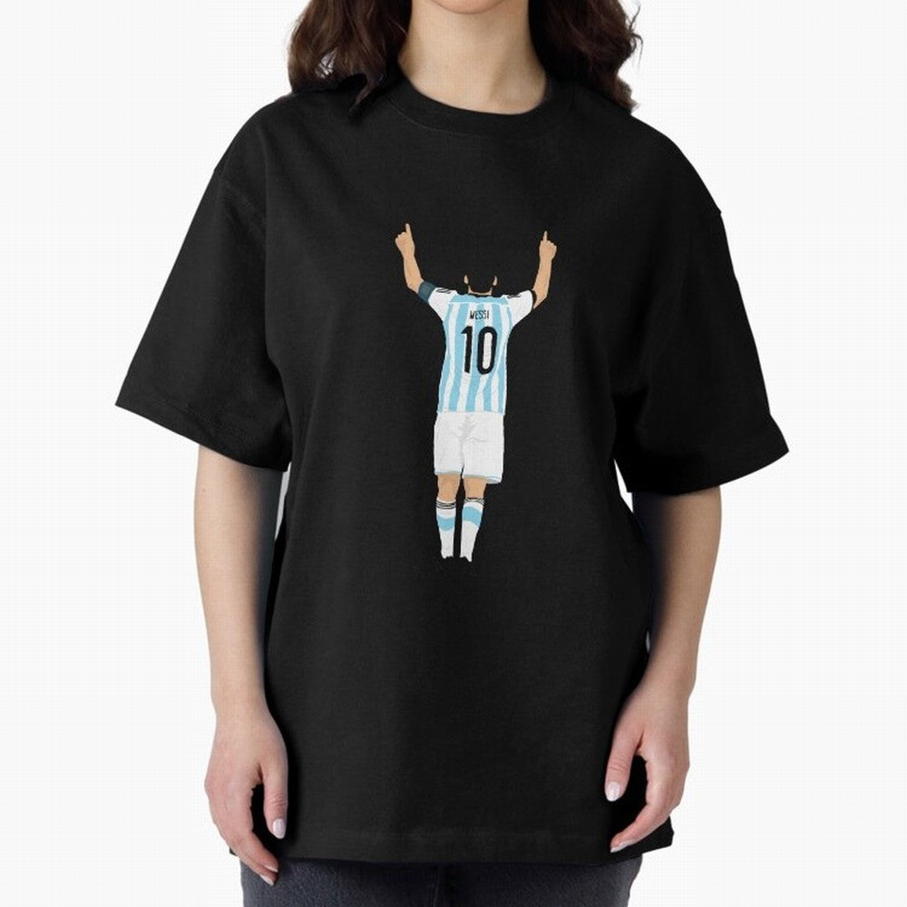LEO MESSI ILLUSTRATION Classic T-Shirt Feel the Trophy Chase of Global Football Passion for FIFA World Cup 2026 USA Canada Mexico, Driven by Cristiano Ronaldo, England and Germany, Supporter Pride, Iconic Celebrations, Legendary Names and Global