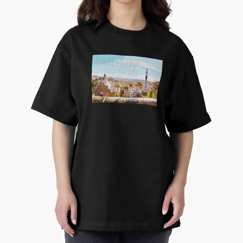 Barcelona Print Oversized T-Shirt Celebrate the Stars of Match Day Hype around FIFA World Cup 2026 Group Stage, Neymar, Haaland and Cristiano Ronaldo, Germany, Supporter Pride, Iconic Celebrations, Legendary Names and Global Match Day Energy; Ideal