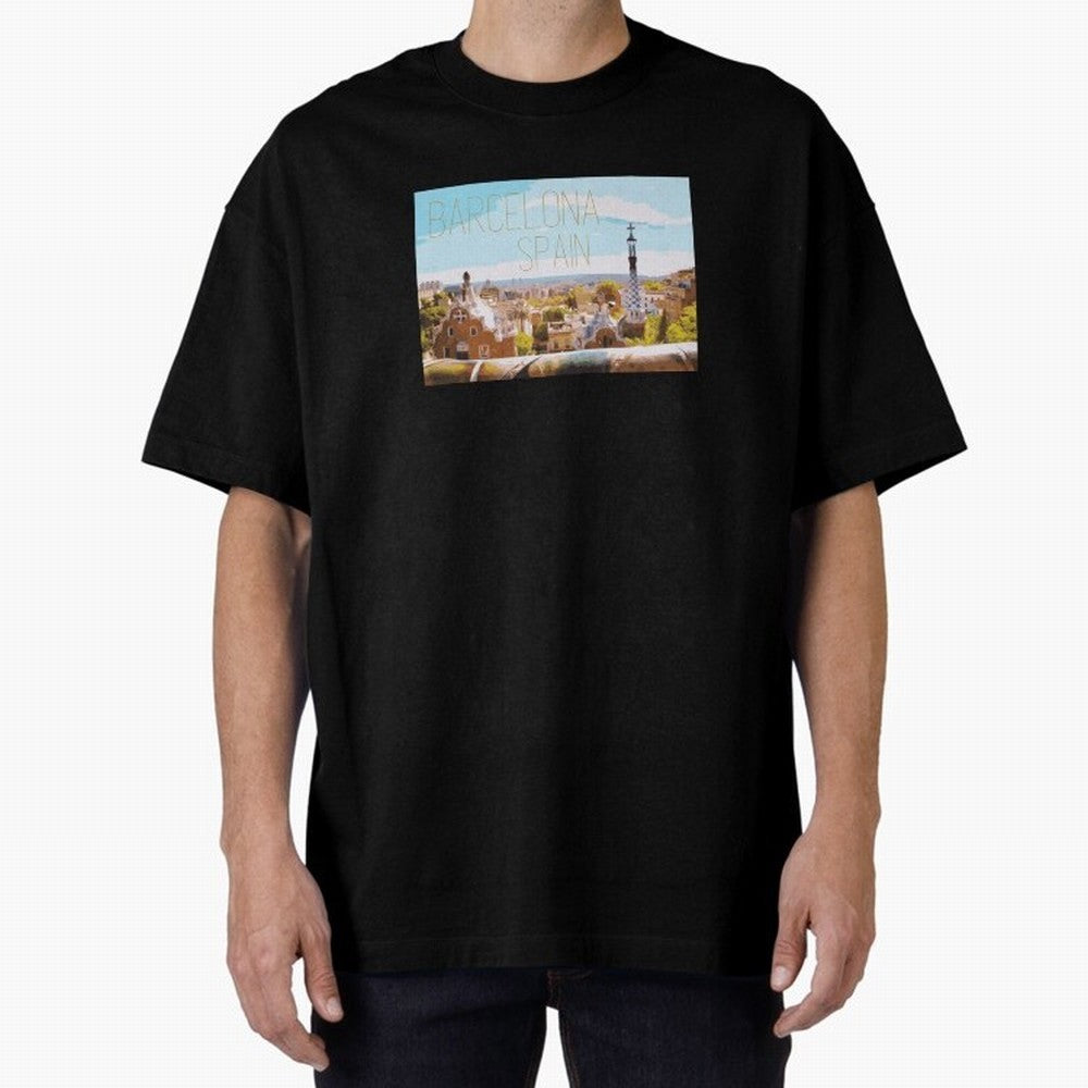 Barcelona Print Oversized T-Shirt Celebrate the Stars of Match Day Hype around FIFA World Cup 2026 Group Stage, Neymar, Haaland and Cristiano Ronaldo, Germany, Supporter Pride, Iconic Celebrations, Legendary Names and Global Match Day Energy; Ideal