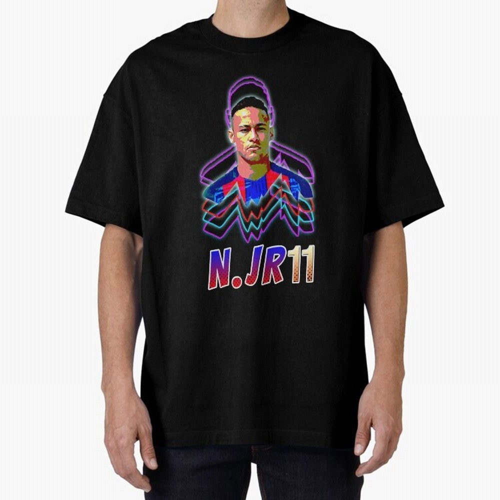Neymar - Neon T-Shirt Essential T-Shirt Celebrate Fan Favorites in FIFA World Cup 2026 Spirit, Made for Argentina, France and Brazil, Messi, Game Day Rituals, Football Legends, Country Pride and the Road to the Final; Perfect for Fans, Collectors,