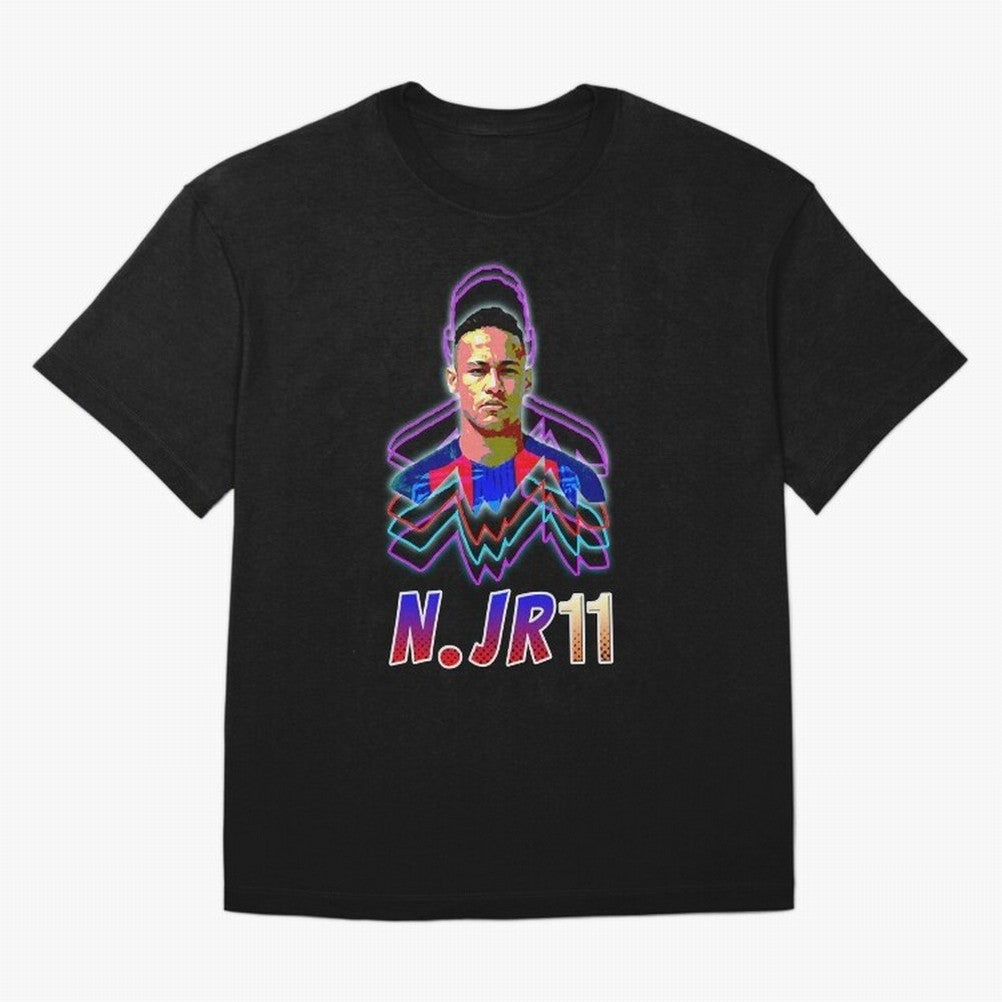 Neymar - Neon T-Shirt Essential T-Shirt Celebrate Fan Favorites in FIFA World Cup 2026 Spirit, Made for Argentina, France and Brazil, Messi, Game Day Rituals, Football Legends, Country Pride and the Road to the Final; Perfect for Fans, Collectors,