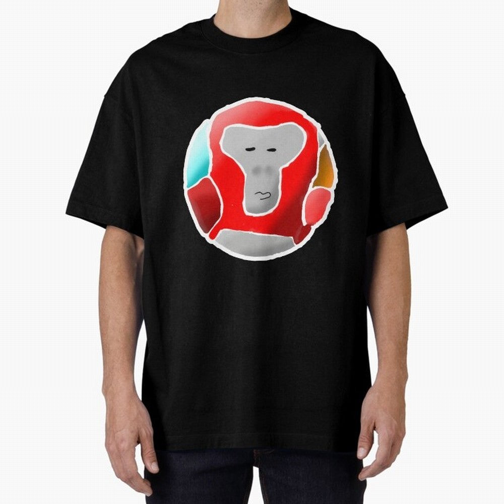 Gorilla Tag red soccer ball Gorilla Oversized T-Shirt Support the FIFA World Cup 2026 Journey through Messi and Cristiano Ronaldo Highlights, Argentina, France and Brazil Pride, Vintage Soccer Flavor, Modern Football Stars, National Flags and Final