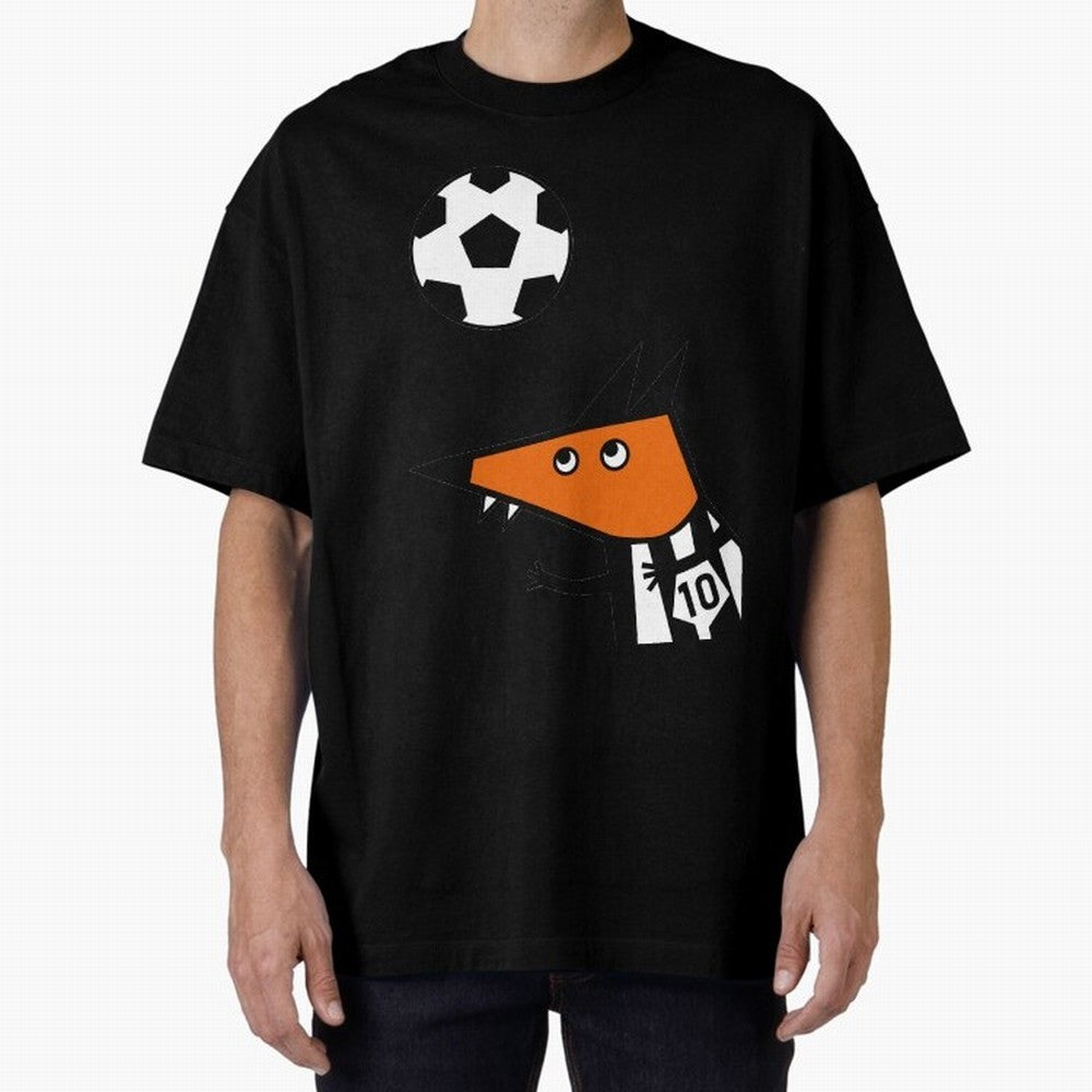 Football FOX Oversized T-Shirt Enjoy FIFA World Cup 2026 Group Stage Spirit, Filled with Spain, Neymar, Haaland and Cristiano Ronaldo, Goal Celebration Energy, Supporter Heritage, Football Icons and Worldwide Tournament Joy; Perfect for People Who