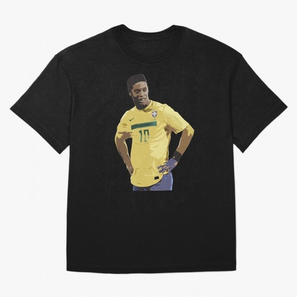 Ronaldinho Brazil Joga Bonito Classic T-Shirt Celebrate Golden Goal Energy in FIFA World Cup 2026 for Fans of Messi, CR7 and Mbappe and Spain and Netherlands, Bringing Match Day Excitement, Supporter Culture, Golden Goals and Global Football