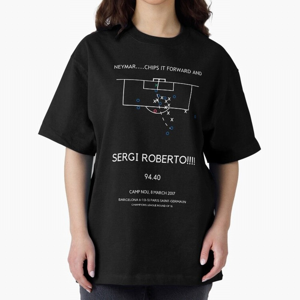 Sergi Roberto Winning Goal vs PSG (La Remontada) Classic T-Shirt Make Every Match About Match Day Hype around FIFA World Cup 2026, Messi, CR7 and Mbappe, England, Stadium Memories, Football Loyalty, International Chants and Championship Tradition;