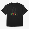 Cristiano Ronaldo Essential T-Shirt Celebrate the Road through FIFA World Cup 2026 Group Stage Spirit, Centered on England and Germany, CR7 and Messi, Vintage Soccer Flavor, Modern Football Stars, National Flags and Final Night Emotion; Ideal for