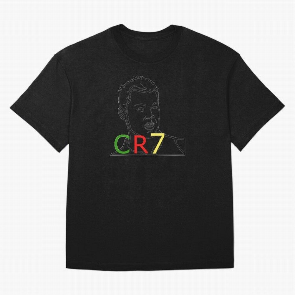 Cristiano Ronaldo Essential T-Shirt Celebrate the Road through FIFA World Cup 2026 Group Stage Spirit, Centered on England and Germany, CR7 and Messi, Vintage Soccer Flavor, Modern Football Stars, National Flags and Final Night Emotion; Ideal for