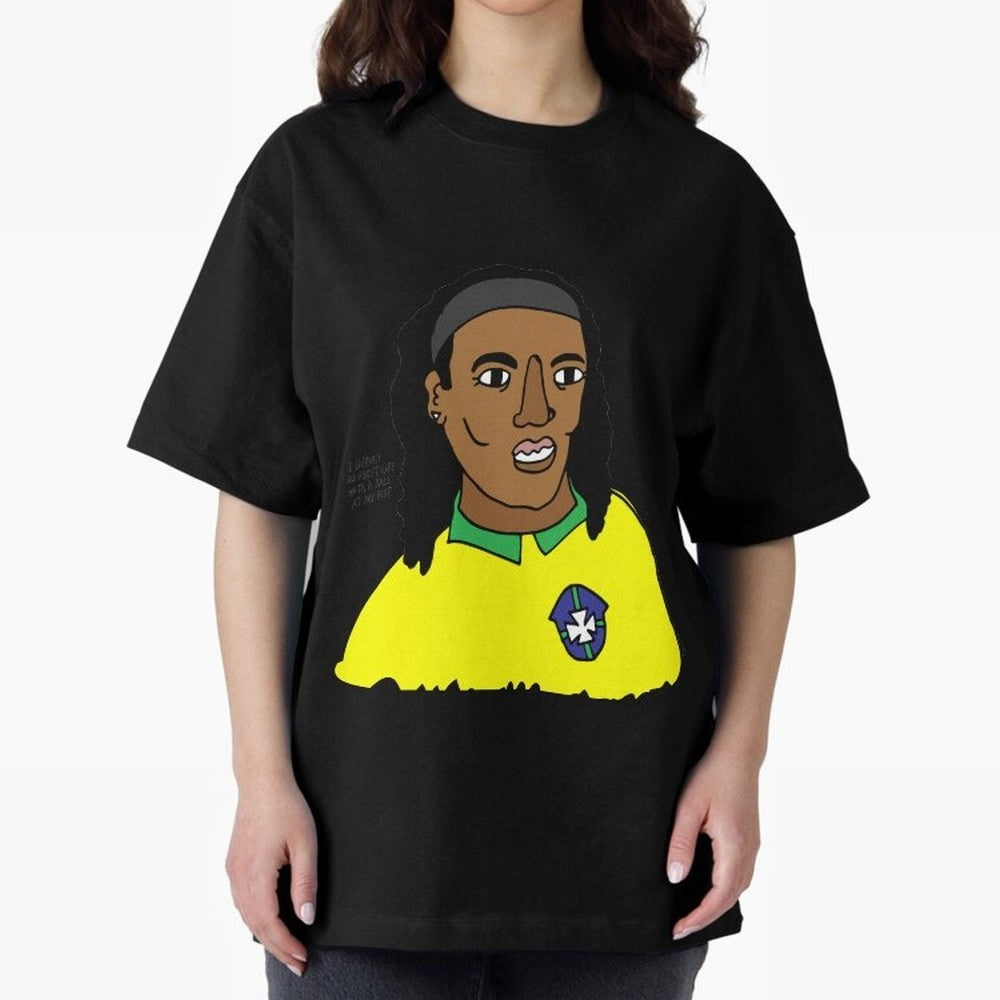 Ronaldinho Brazil Football Ball Life Classic T-Shirt Show Support during FIFA World Cup 2026 Group Stage with Messi, France and Portugal Energy, Classic Soccer Heritage, Championship Pressure, Fan Loyalty and International Pride; Made for