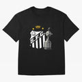 Santos Of Brazil With The Libertadores Cup Oversized T-Shirt Experience the Global Stage of FIFA World Cup 2026 Group Stage Driven by Messi and Cristiano Ronaldo, France and Portugal Energy, Football Passion, Legendary Performances, Festival Vibes