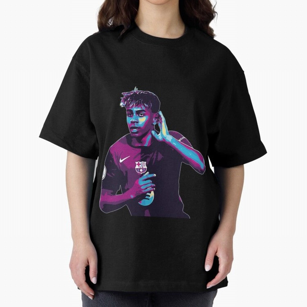 Lamine Yamal goal celebration Oversized T-Shirt Cheer through Every Moment of FIFA World Cup 2026 Group Stage for Fans of Neymar and England and Germany, Bringing Game Day Rituals, Football Legends, Country Pride and the Road to the Final; Great
