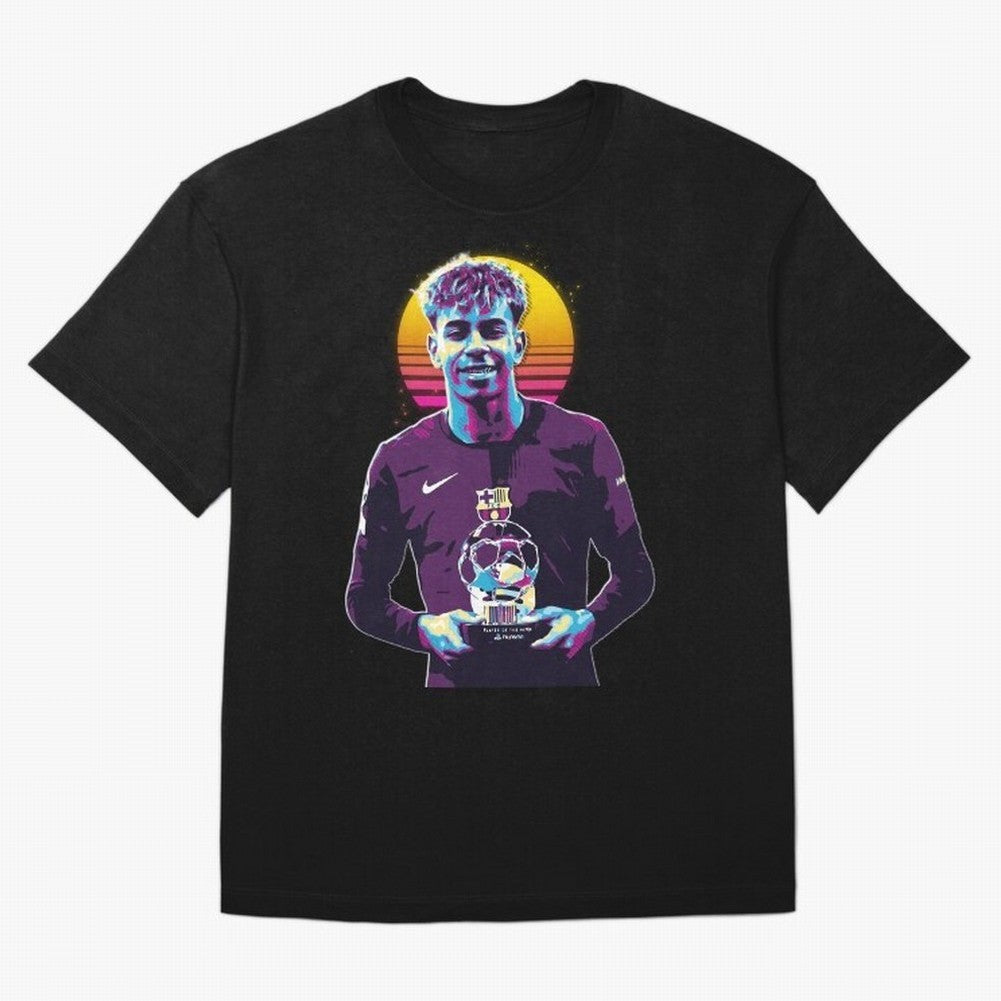 Lamine Yamal holding the trophy Classic T-Shirt Carry the Dream of FIFA World Cup 2026 Group Stage Built around Cristiano Ronaldo, Haaland and CR7, Argentina Energy, Fan Favorite Moments, National Team Passion, Big Match Drama and Soccer History;