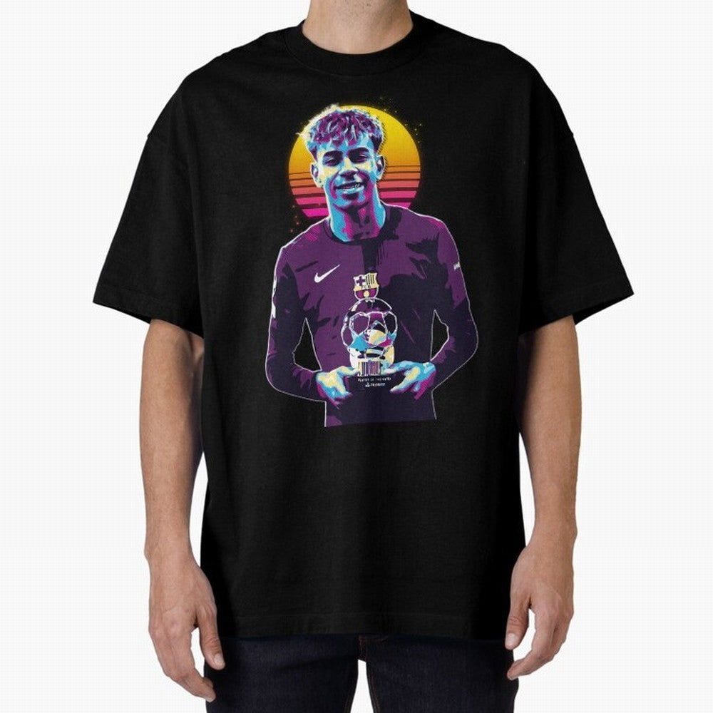 Lamine Yamal holding the trophy Classic T-Shirt Carry the Dream of FIFA World Cup 2026 Group Stage Built around Cristiano Ronaldo, Haaland and CR7, Argentina Energy, Fan Favorite Moments, National Team Passion, Big Match Drama and Soccer History;