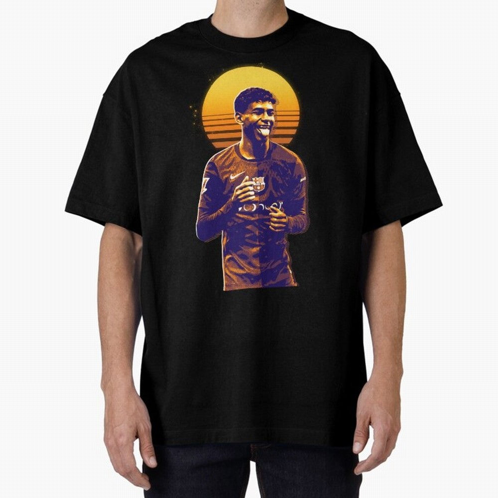 Yamal Lamine fcb club Oversized T-Shirt Join Supporters Worldwide for FIFA World Cup 2026 USA Canada Mexico for Fans of Mbappe and Neymar and Brazil, Portugal and Argentina, Bringing Champion Mindset, Group Stage Buzz, Knockout Tension and