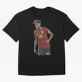 Lamine Yamal Oversized T-Shirt Back Your Heroes with FIFA World Cup 2026 Group Stage for Fans of Messi and Cristiano Ronaldo and England and Germany, Bringing Vintage Soccer Flavor, Modern Football Stars, National Flags and Final Night Emotion;