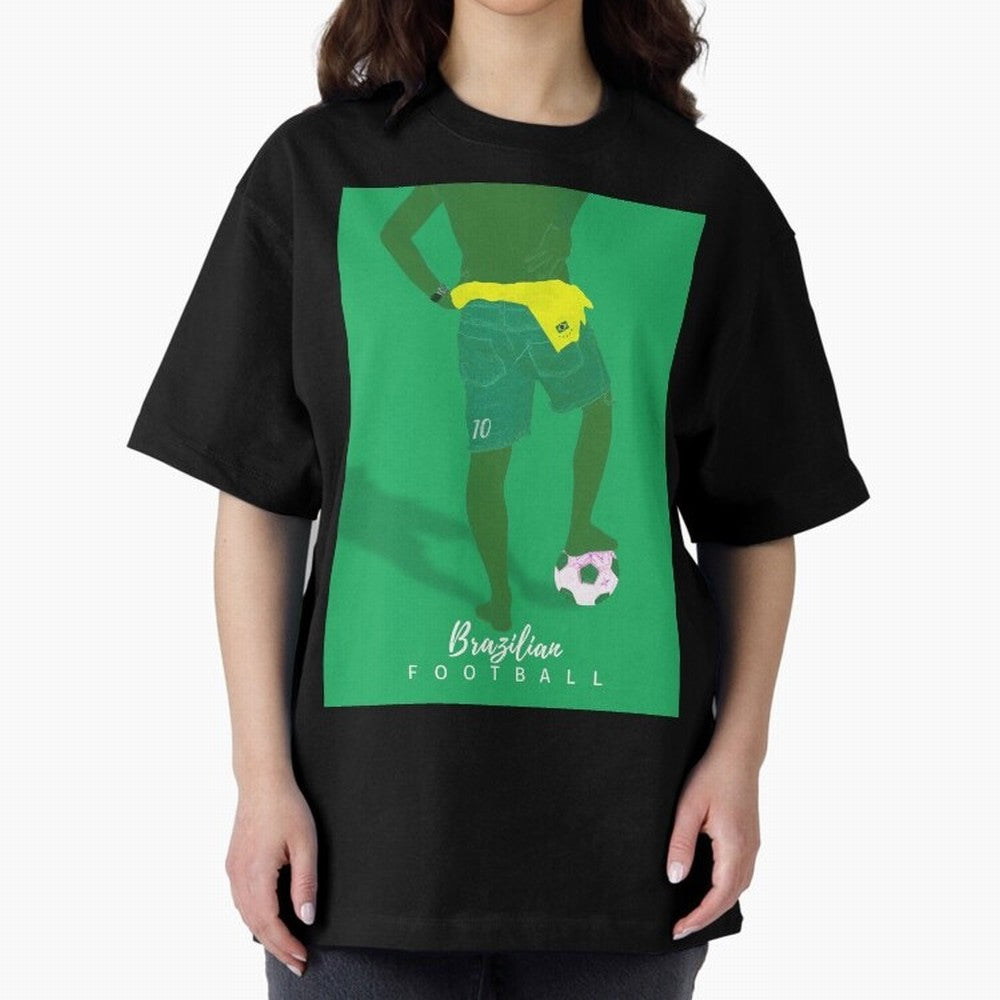 Brazilian Football Tribute Classic T-Shirt Turn Up for Global Football Passion for FIFA World Cup 2026 Group Stage, Made for Mbappe, Spain and Netherlands, Goal Celebration Energy, Supporter Heritage, Football Icons and Worldwide Tournament Joy;