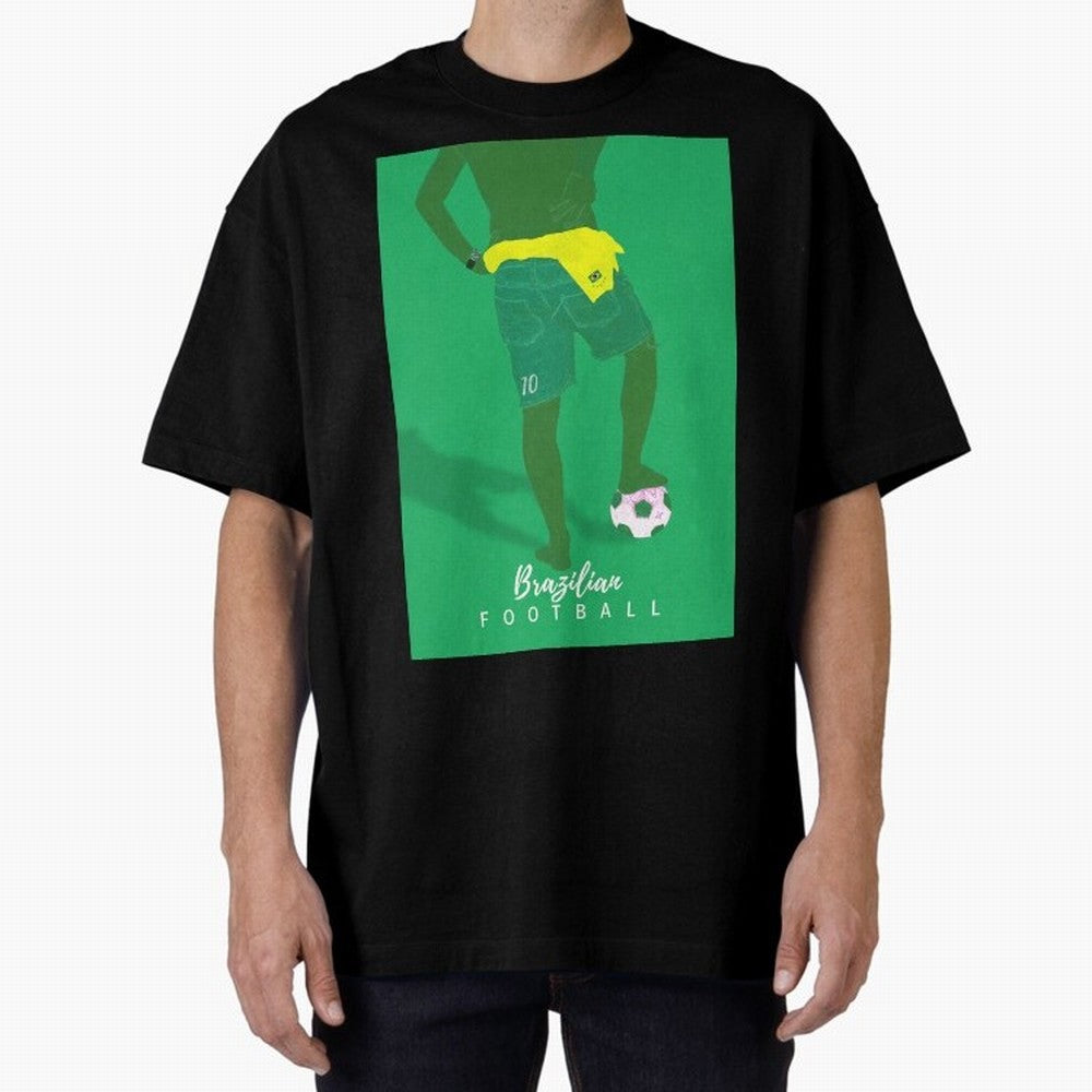 Brazilian Football Tribute Classic T-Shirt Turn Up for Global Football Passion for FIFA World Cup 2026 Group Stage, Made for Mbappe, Spain and Netherlands, Goal Celebration Energy, Supporter Heritage, Football Icons and Worldwide Tournament Joy;
