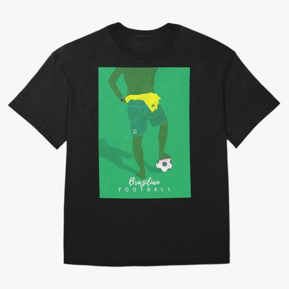 Brazilian Football Tribute Classic T-Shirt Turn Up for Global Football Passion for FIFA World Cup 2026 Group Stage, Made for Mbappe, Spain and Netherlands, Goal Celebration Energy, Supporter Heritage, Football Icons and Worldwide Tournament Joy;