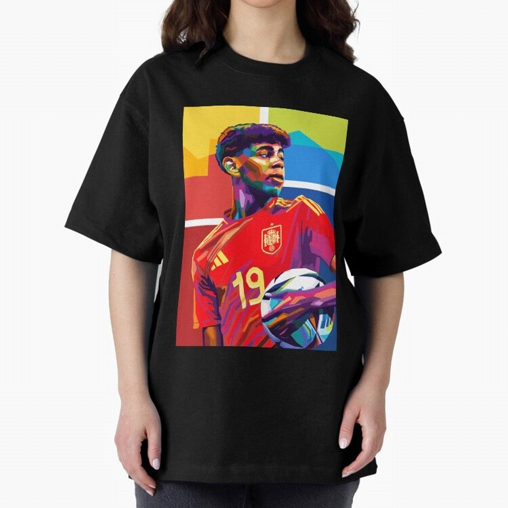 Lamine Yamal Football Wpap Art Classic T-Shirt Cheer for Match Day Hype around FIFA World Cup 2026, Haaland and Mbappe, Argentina and Brazil, Game Day Rituals, Football Legends, Country Pride and the Road to the Final; Perfect for People Who Love
