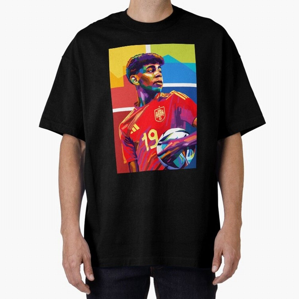 Lamine Yamal Football Wpap Art Classic T-Shirt Cheer for Match Day Hype around FIFA World Cup 2026, Haaland and Mbappe, Argentina and Brazil, Game Day Rituals, Football Legends, Country Pride and the Road to the Final; Perfect for People Who Love