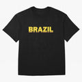 Brazil, yellow 3d sign Classic T-Shirt Show Passion for the Stars of Match Day Hype around FIFA World Cup 2026, Cristiano Ronaldo, Haaland and CR7, Germany, Worldwide Fan Energy, Dramatic Goals, Stadium Lights and Championship Celebrations; Ideal
