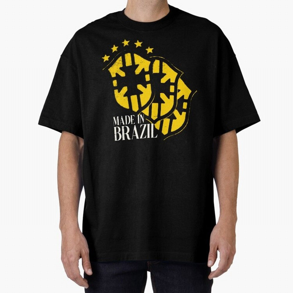 Design Made in Brazil Classic T-Shirt Elevate Match Day Hype around FIFA World Cup 2026 Group Stage, CR7 and Messi, Argentina, France and Brazil, Sports Nostalgia, International Competition, Famous Players and Unforgettable Victories; Perfect for