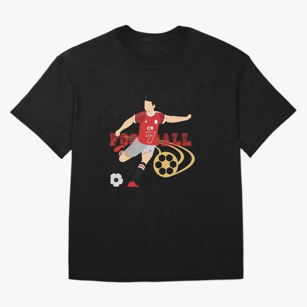 Ronaldo Football Icon Oversized T-Shirt Upgrade the FIFA World Cup 2026 Group Stage Journey through CR7 Highlights, Argentina Pride, Football Festival Excitement, Trophy Ambitions, Country Rivalries and Star Player Buzz; Built for Supporters