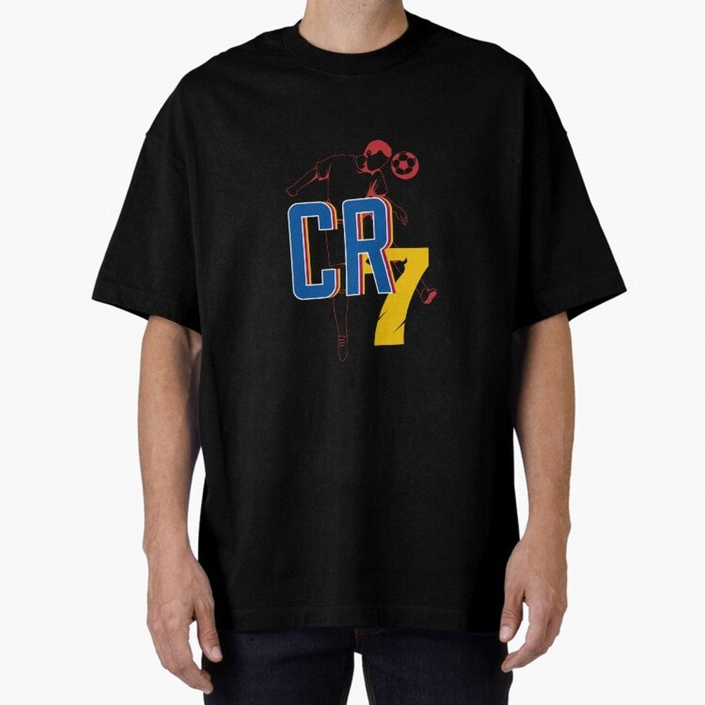 Footballer Cristiano Ronaldo CR7 Classic Active T-Shirt Stand with the FIFA World Cup 2026 Group Stage Journey through Neymar, Haaland and Cristiano Ronaldo Highlights, France and Portugal Pride, Worldwide Fan Energy, Dramatic Goals, Stadium Lights