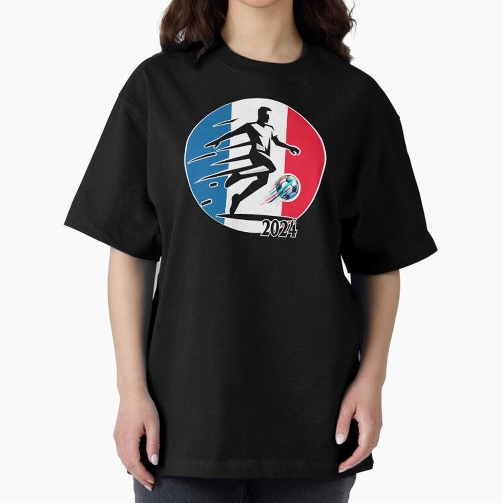Soccer player - Oversized T-Shirt Share Match Day Hype around FIFA World Cup 2026 Group Stage, Haaland and Mbappe, Germany, Football Festival Excitement, Trophy Ambitions, Country Rivalries and Star Player Buzz; Perfect for Fans, Collectors, Family