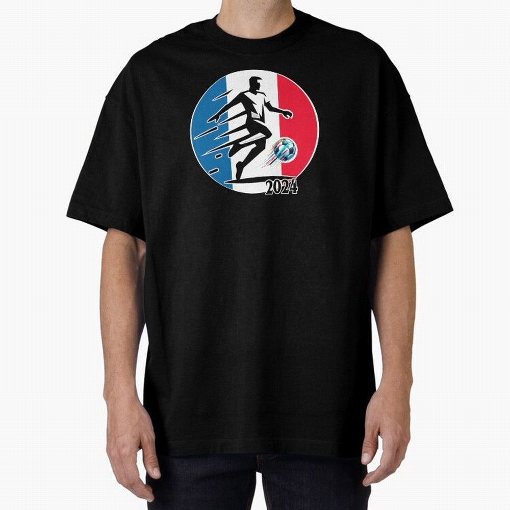 Soccer player - Oversized T-Shirt Share Match Day Hype around FIFA World Cup 2026 Group Stage, Haaland and Mbappe, Germany, Football Festival Excitement, Trophy Ambitions, Country Rivalries and Star Player Buzz; Perfect for Fans, Collectors, Family
