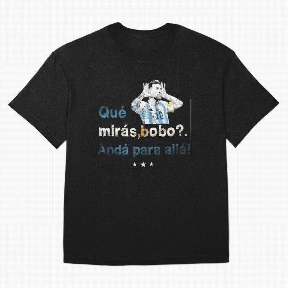 Que Miras Bobo? Classic T-Shirt Show Your Stadium Side during the FIFA World Cup 2026 Group Stage Journey through Haaland and Mbappe Highlights, Germany Pride, Sports Nostalgia, International Competition, Famous Players and Unforgettable Victories;