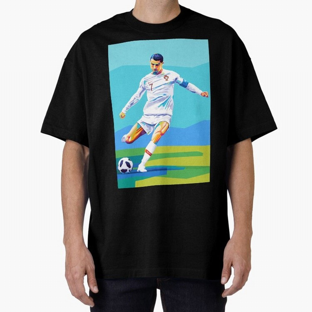 Cristiano Ronaldo Wpap Art Classic T-Shirt Represent FIFA World Cup 2026 for Fans of Cristiano Ronaldo and Germany, Bringing Soccer Culture, Superstar Moments, National Team Dreams and Competitive Fire; Great for Watch Parties, Sports Bars, Family