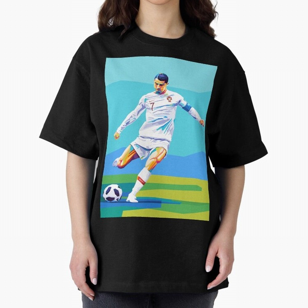 Cristiano Ronaldo Wpap Art Classic T-Shirt Represent FIFA World Cup 2026 for Fans of Cristiano Ronaldo and Germany, Bringing Soccer Culture, Superstar Moments, National Team Dreams and Competitive Fire; Great for Watch Parties, Sports Bars, Family