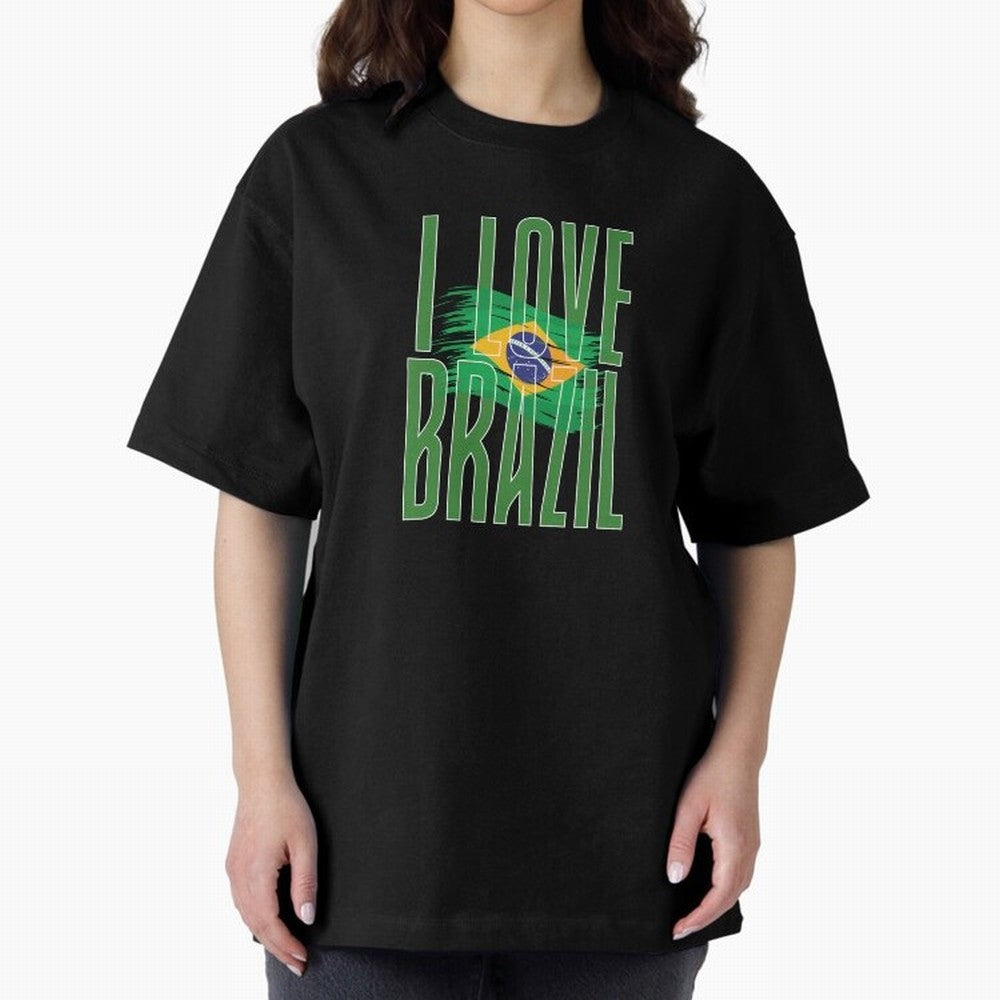 Art I Love BRAZIL Classic T-Shirt Experience FIFA World Cup 2026 Celebrating Haaland, Spain Energy, Global Supporter Spirit, Legendary Goals, National Colors and Tournament Celebration; Great for Supporters Who Love Legendary Players, National