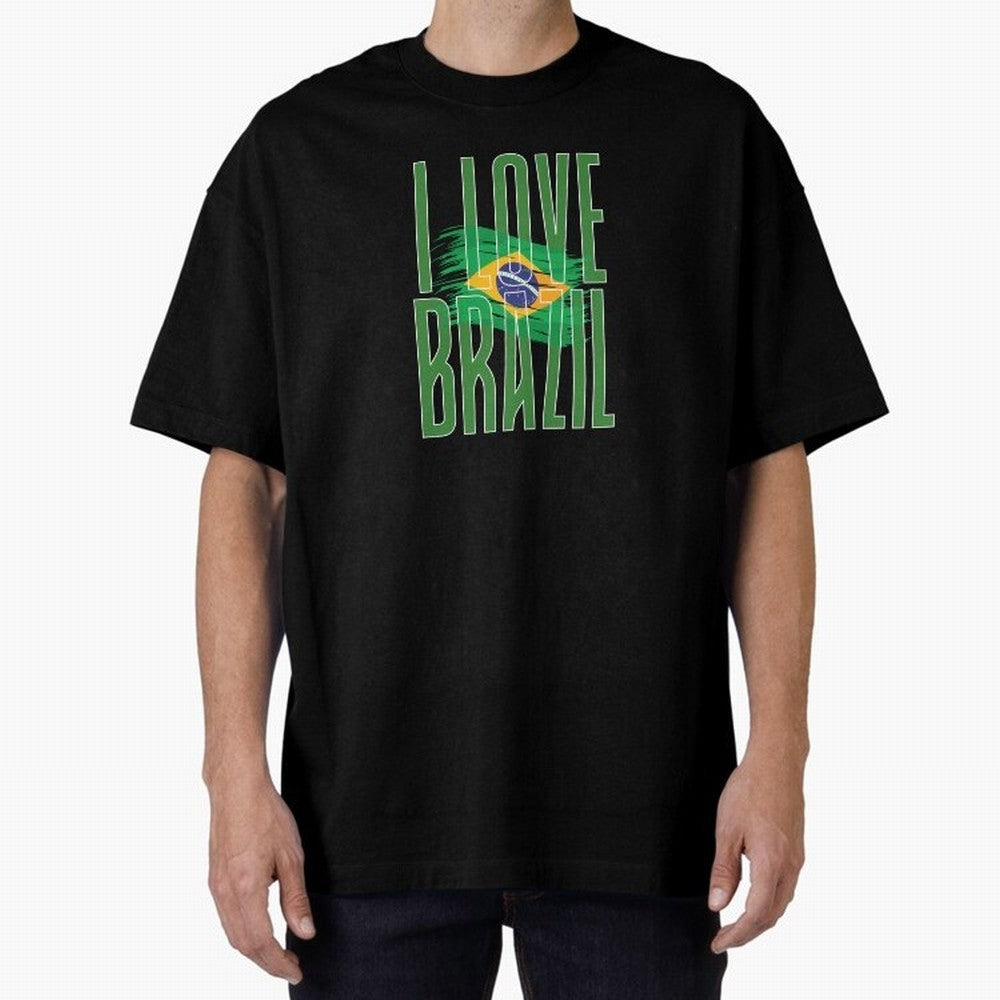 Art I Love BRAZIL Classic T-Shirt Experience FIFA World Cup 2026 Celebrating Haaland, Spain Energy, Global Supporter Spirit, Legendary Goals, National Colors and Tournament Celebration; Great for Supporters Who Love Legendary Players, National
