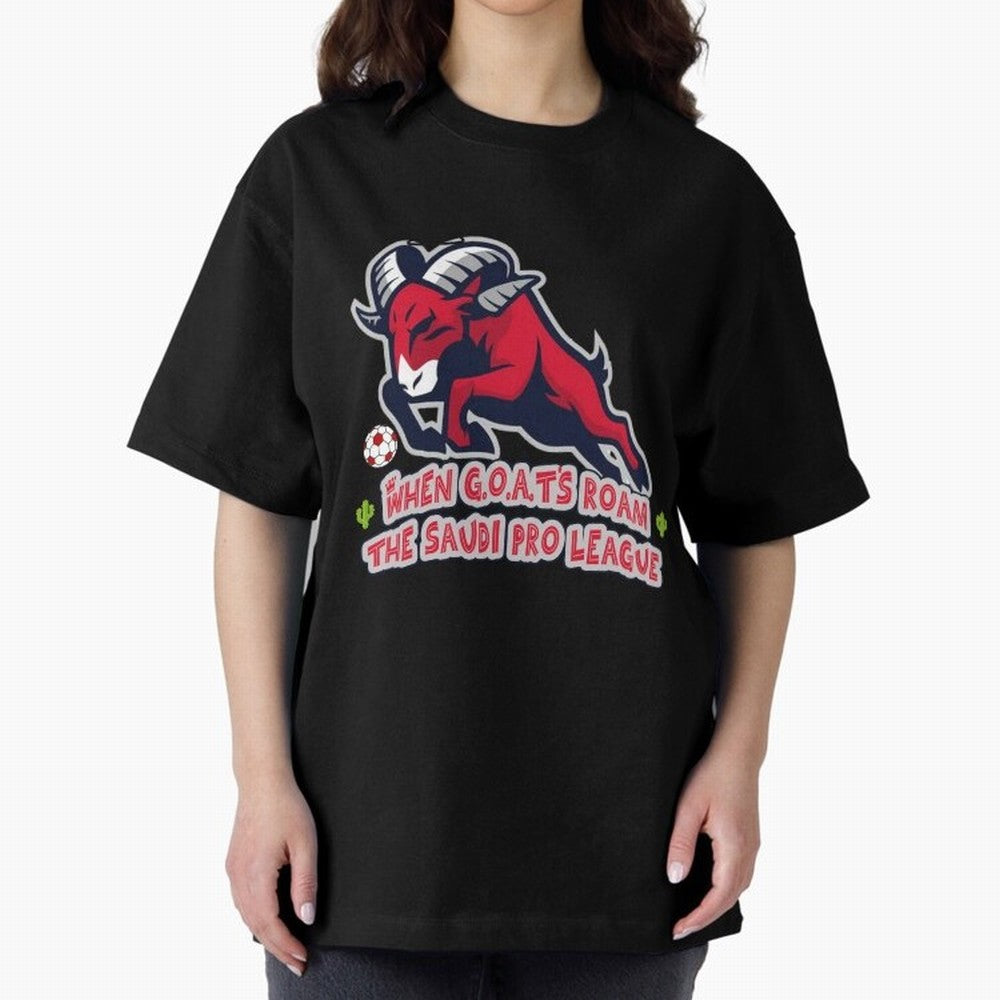 When G.O.A.T's Roam the Saudi Pro League Arena Classic T-Shirt Celebrate Football Heritage in FIFA World Cup 2026 Group Stage for Fans of Cristiano Ronaldo, Haaland and CR7 and Argentina, France and Brazil, Bringing Championship Spirit, Famous
