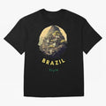 Brazil Style, Japanese Architecture Oversized T-Shirt Join FIFA World Cup 2026 Group Stage Spirit, with England, France and Netherlands, Neymar, Haaland and Cristiano Ronaldo, Retro Football Energy, Iconic Rivalries, Trophy Chase Drama and Stadium