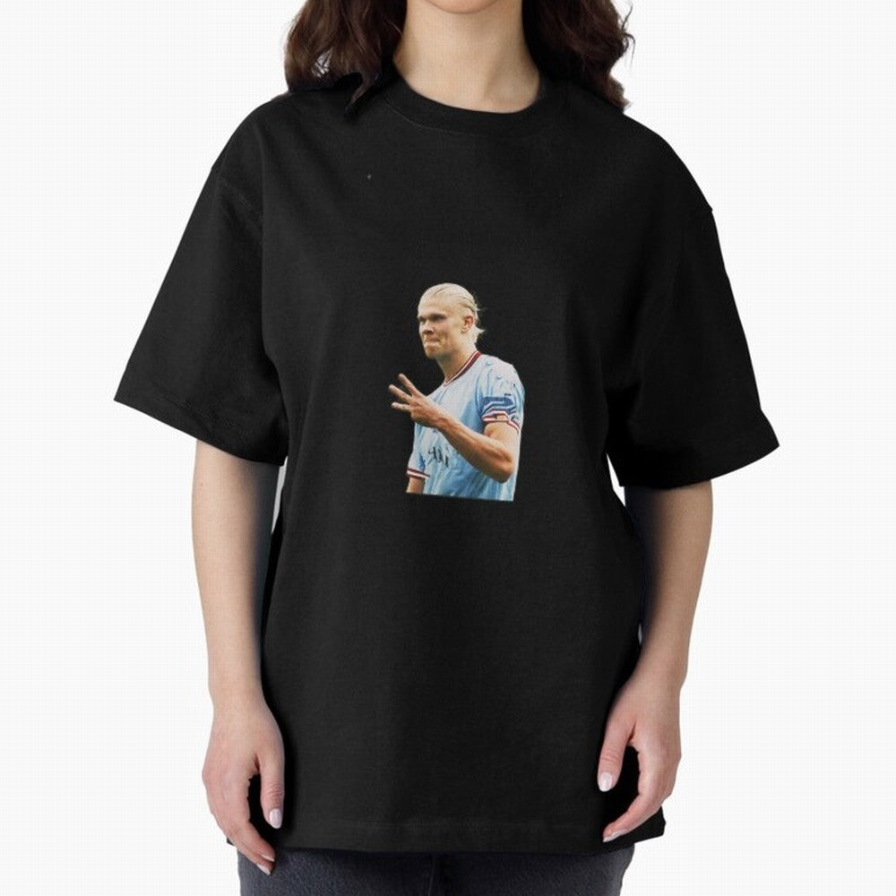 Haaland hattrick Classic T-Shirt Make Every Kick Count in Match Day Hype around FIFA World Cup 2026, Mbappe, England and Germany, Retro Football Energy, Iconic Rivalries, Trophy Chase Drama and Stadium Atmosphere; Great for Watch Parties, Sports