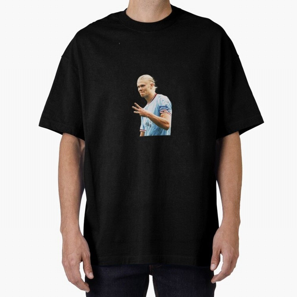 Haaland hattrick Classic T-Shirt Make Every Kick Count in Match Day Hype around FIFA World Cup 2026, Mbappe, England and Germany, Retro Football Energy, Iconic Rivalries, Trophy Chase Drama and Stadium Atmosphere; Great for Watch Parties, Sports