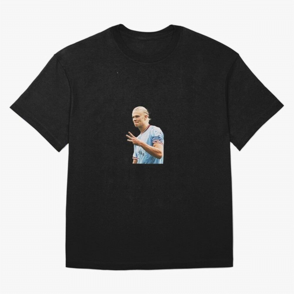 Haaland hattrick Classic T-Shirt Make Every Kick Count in Match Day Hype around FIFA World Cup 2026, Mbappe, England and Germany, Retro Football Energy, Iconic Rivalries, Trophy Chase Drama and Stadium Atmosphere; Great for Watch Parties, Sports